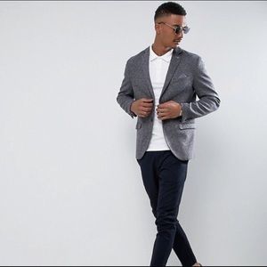 ASOS Slim Homme Blazer Gray